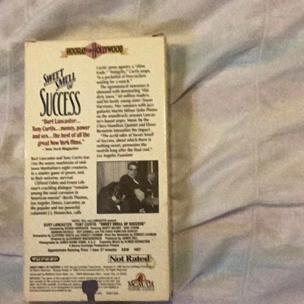 Sweet Smell of Success Vhs (unseal) black & white copy